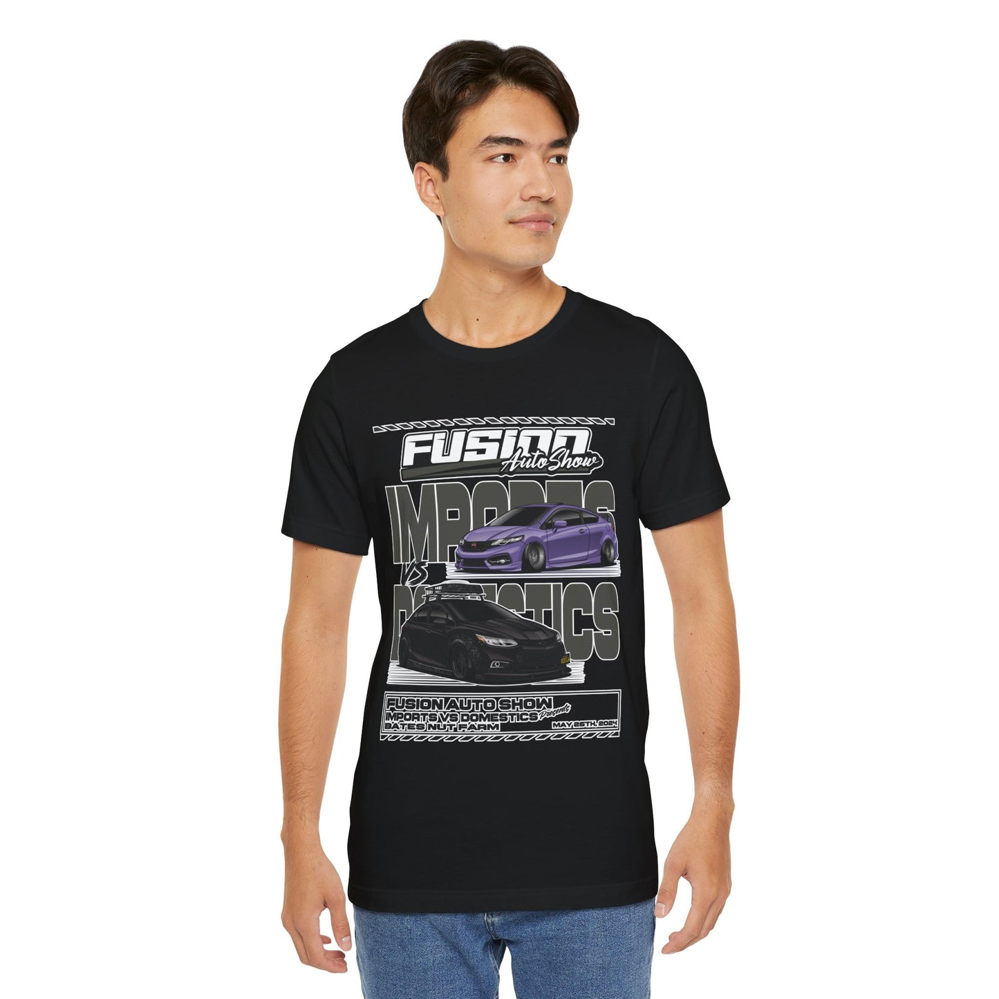 Fusion Auto Show Bates Nut Farm 2024 Event Shirt