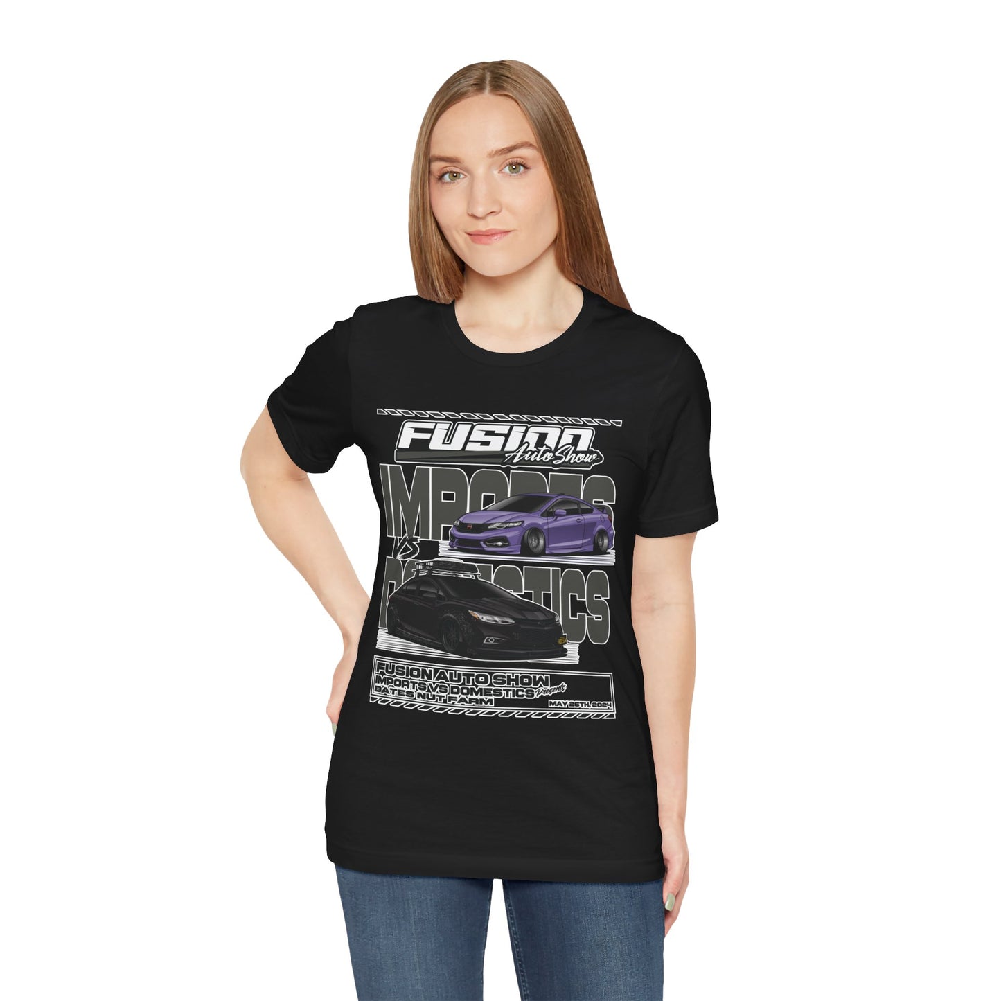 Fusion Auto Show Bates Nut Farm 2024 Event Shirt