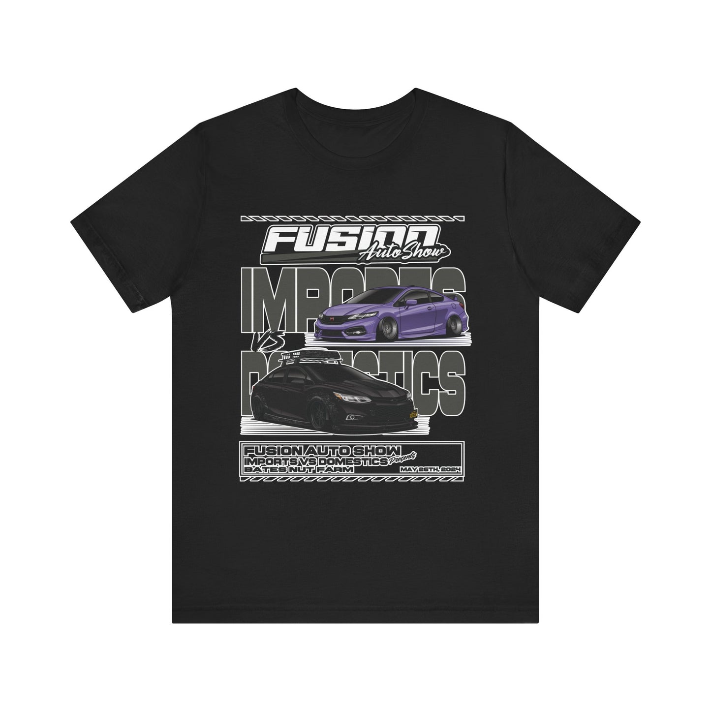 Fusion Auto Show Bates Nut Farm 2024 Event Shirt