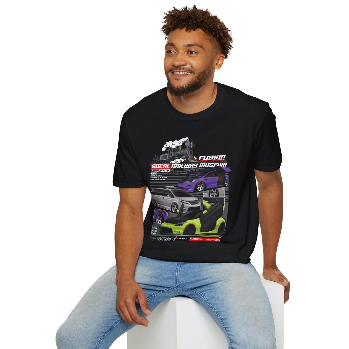 Fusion Auto Show SoCal Railway Event Shirt 2025