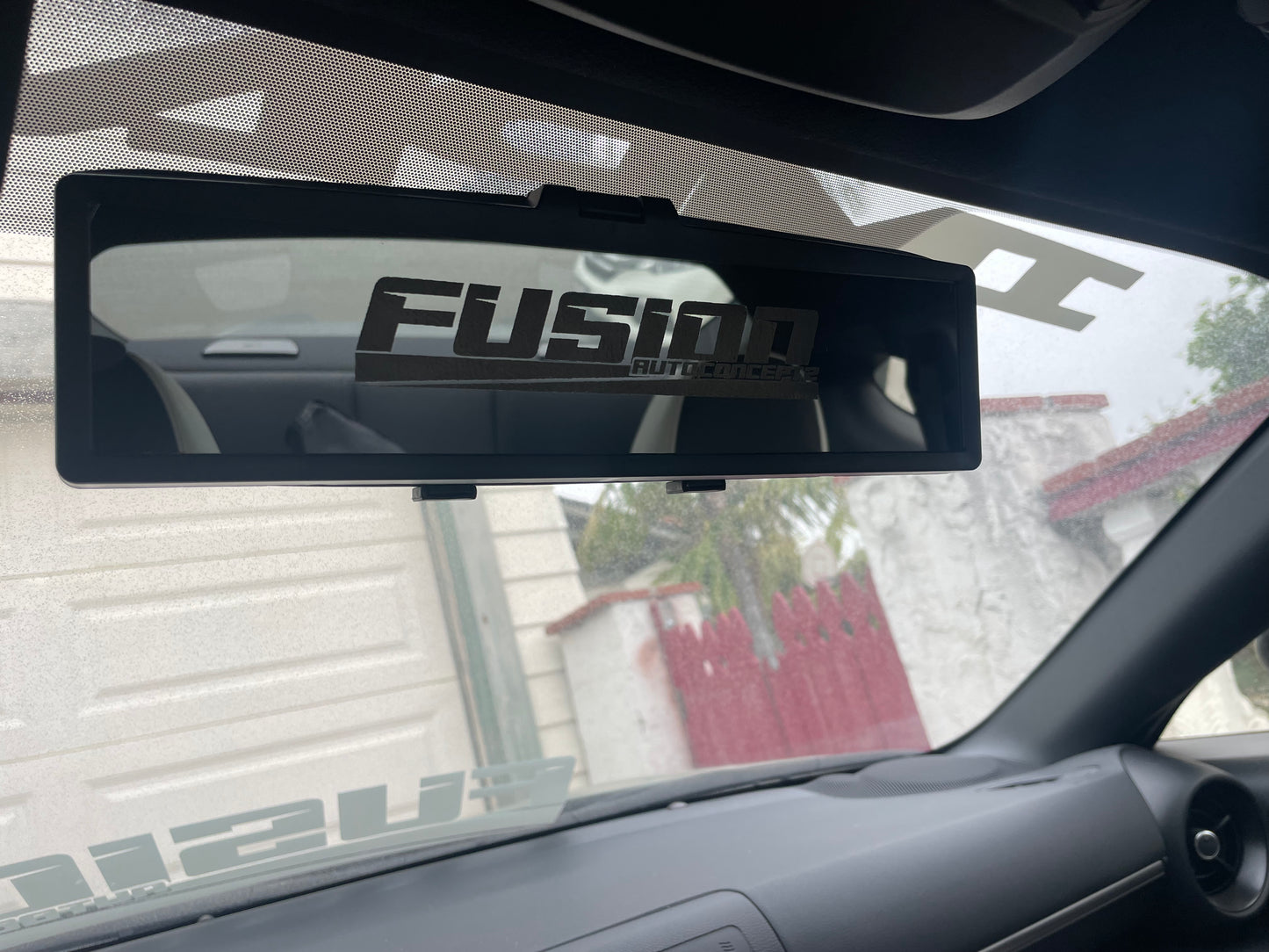 CUSTOM ENGRAVED INFINITY REAR VIEW MIRROR