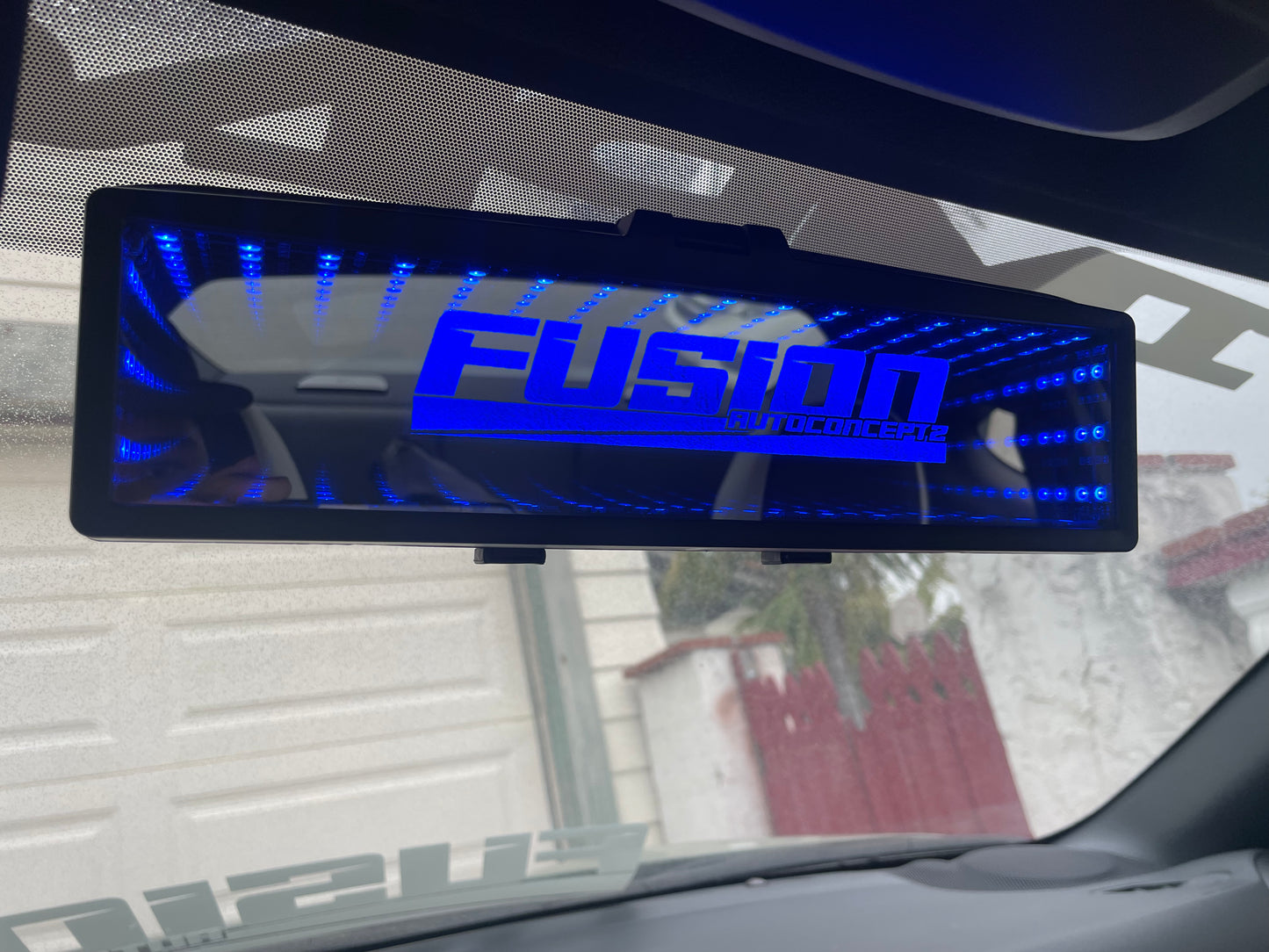 CUSTOM ENGRAVED INFINITY REAR VIEW MIRROR