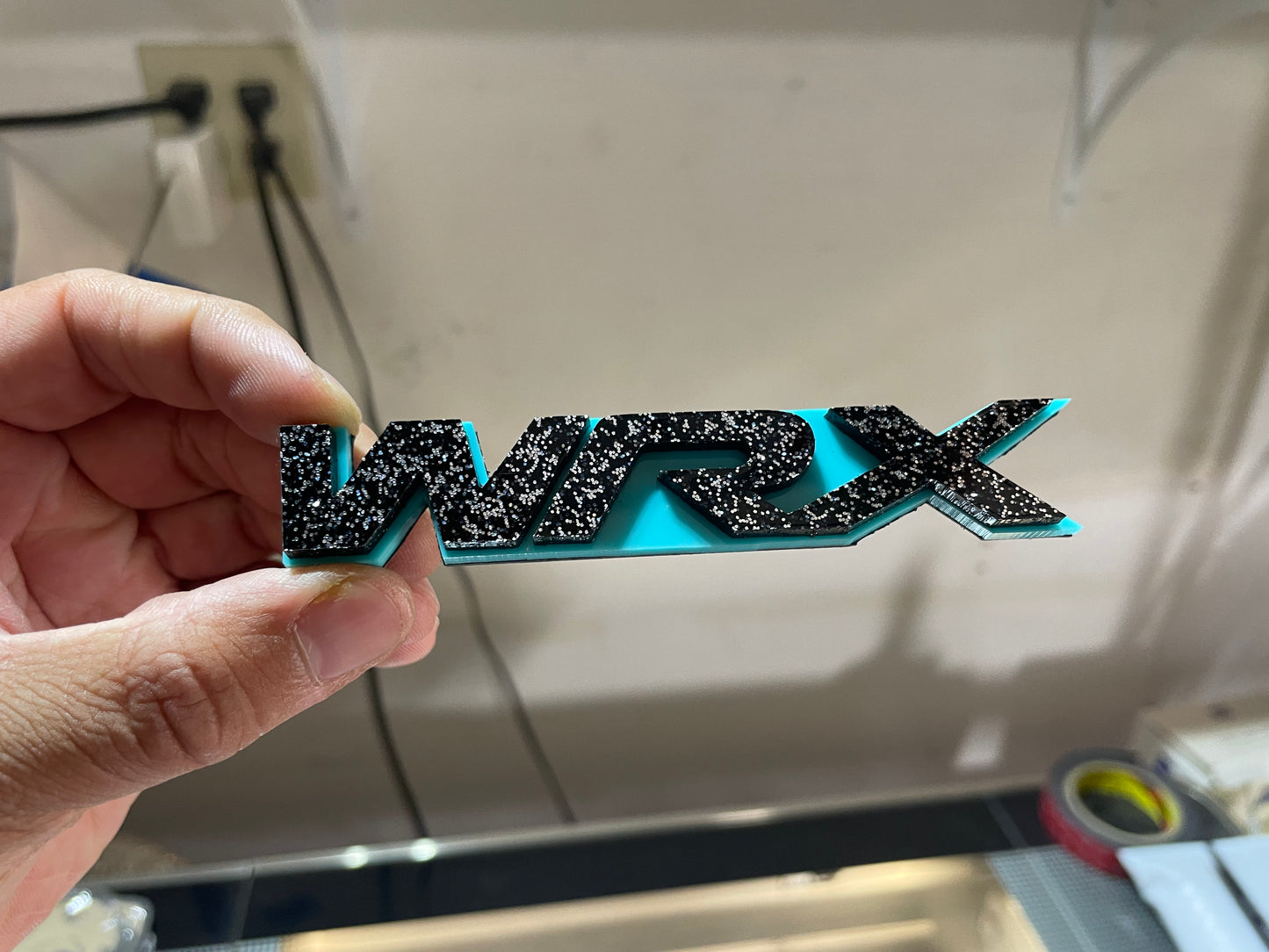 ACRYLIC WRX EMBLEM